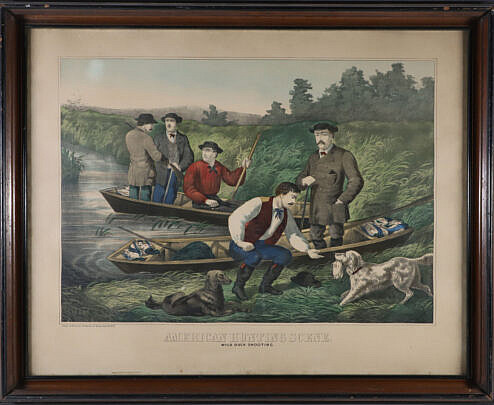 Thomas Kelly, 17 Broadway St. NY "American Hunting Scene"
