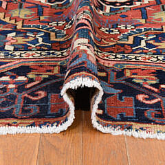 Fine Antique Persian Heriz Hand Knotted Oriental Carpet, circa 1930s