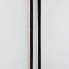 Two Carved Horn European Gentleman Warrior Head Grip Walking Sticks, 19th Century