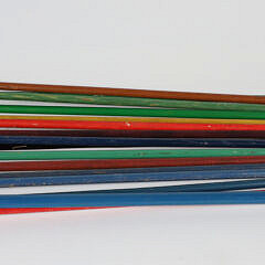 Collection of 16 Vintage Assorted Porcelain and Wood Carnival Walking Sticks