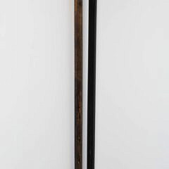 Two Repousse Sterling Silver L-Grip Canes, 19th Century