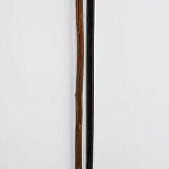 Two Antique Carved Animal Grip Walking Sticks