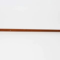 Silver Mounted Asian Bust Grip Sword Cane, 19th Century