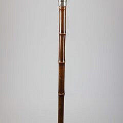 Sterling “Brigg” Container Cane, 19th Century