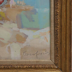 Wallace Bassford Oil on Linen “Mood Picture Cape Cod Swim”