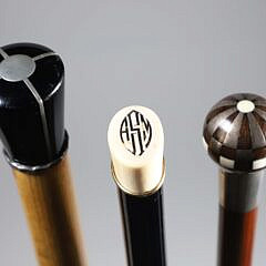 Three Vintage Walking Sticks