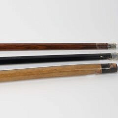 Three Vintage Walking Sticks