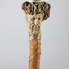 Three Assorted Horn Grip Canes, 19th Century