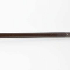 Deavar Highland Repousse Bronze Ball Grip Walking Stick, 19th Century