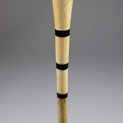 Whaler Made Pommel Grip Walking Stick, 19th Century