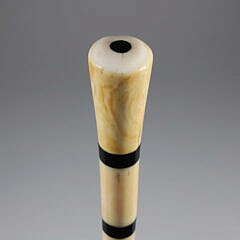 Whaler Made Pommel Grip Walking Stick, 19th Century