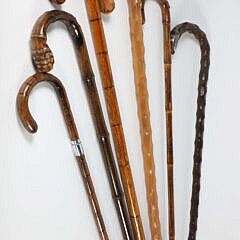 Six Bamboo Canes