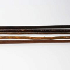 Collection of Five Diminutive Animal Head Walking Sticks, 19th Century