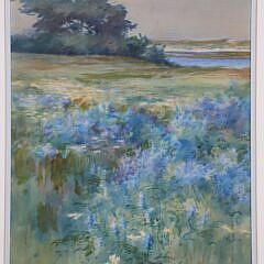 Anne Ramsdell Congdon Watercolor on Paper “View from Shimmo”