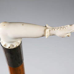 Whaleman Made Naughty Nelly Cane, 19th Century