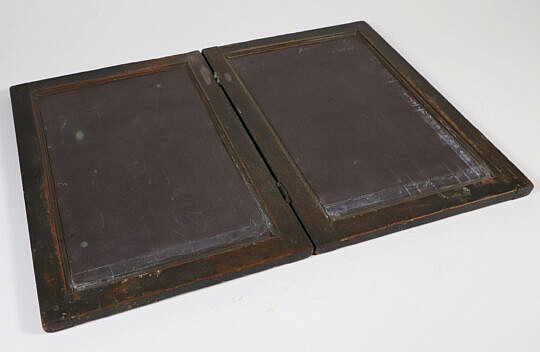 1820 Hinged Framed Slate from Captain Skinner of Fairhaven