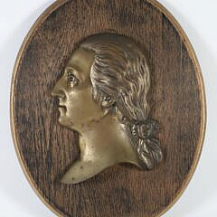 Brass Profile Bust of George Washington