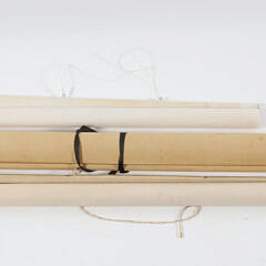 Collection of Three Asian Scrolls: Landscape, Harbor, and Empress Scroll
