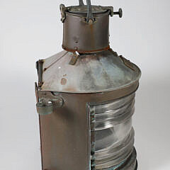 Ships Masthead Light with Fresnal Style Lens, Made in Great Britain