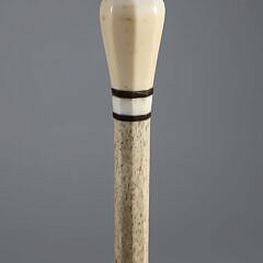 Whaler Made Walking Stick, 19th Century
