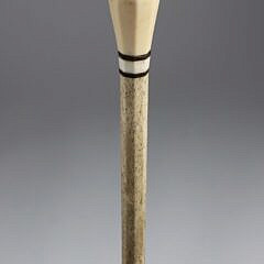 Whaler Made Pommel Grip Walking Stick, 19th Century