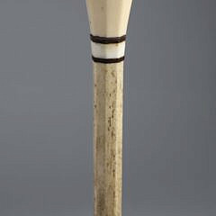 Whaler Made Pommel Grip Walking Stick, 19th Century