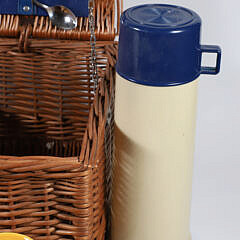 Harrods Knightbridge Wicker Picnic Set for Four