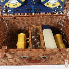 Harrods Knightbridge Wicker Picnic Set for Four