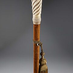 Whaler Made Walking Stick, 19th Century