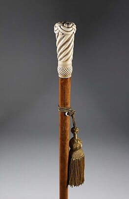 Whaler Made Walking Stick, 19th Century