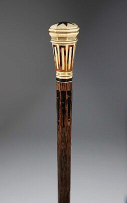Whaler Made Walking Stick, 19th Century