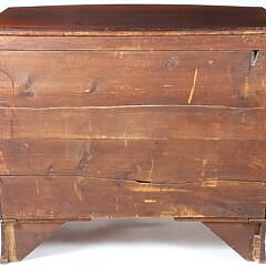 American Chippendale Mahogany Inlaid Bow Front Chest of Drawers, circa 1800