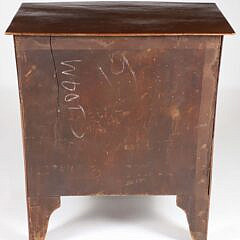 English Mahogany Diminutive Bachelor’s Chest of Drawers, 19th Century