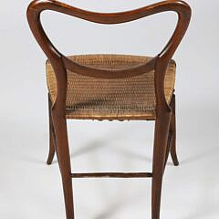 Child’s French Rush Seat Side Chair, 19th Century
