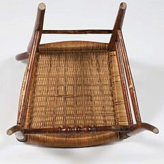Child’s French Rush Seat Side Chair, 19th Century