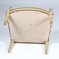 French Louis XV Youth Upholstered Armchair, 19th Century