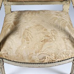French Louis XV Youth Upholstered Armchair, 19th Century