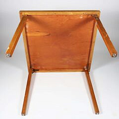 Vintage Folding Inlaid Games Table