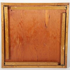 Vintage Folding Inlaid Games Table