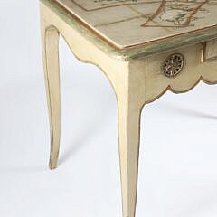 French Provincial “Zodiac” Decorated Side Table, 19th Century