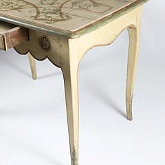 French Provincial “Zodiac” Decorated Side Table, 19th Century