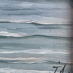 Fine Vintage Oil on Panel Seascape Painting, 20th century