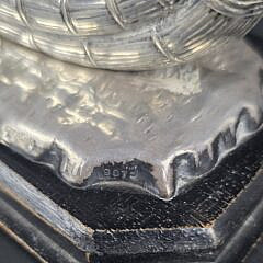 Vintage 925 Sterling Silver Figural River Boat