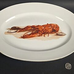 Vintage Richard Ginori Lobster Dinner Serving Platter, 20th century