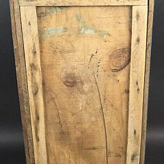 Vintage American Folk Art Whaling Scene Paint Decorate Box