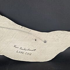 Ken Beckenhaupt Hand Carved and Painted Moby Dick Sperm Whale Plaque