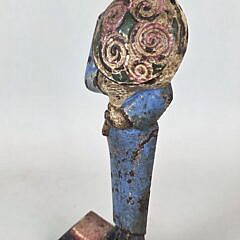 Vintage Art Deco Hubley Anne Fish Bellhop Cast Iron Doorstop, 20th century