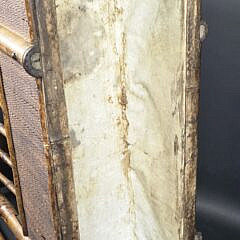 Antique English Bamboo Rectangular Plant Stand, 19th century