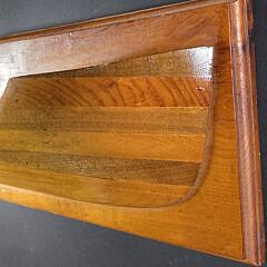 Vintage Seven Lift Half Hull Boat Model, 20th century