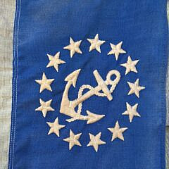 Vintage Anin U.S. Yacht Ensign Nautical American Flag Bunting